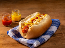Cachorro quente delicioso