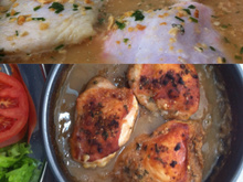 Coxa com sobre coxa na cerveja