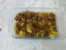 Carne de panela na pressão