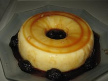 Manjar branco com ameixa