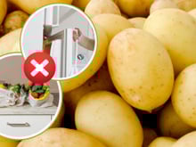 Não é na geladeira, muito menos no armário: o jeito certo de guardar batata é inacreditável, mas faz durar muito mais!