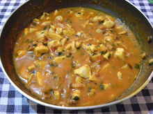 Frango ao molho com leite de coco