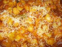 Nhoque de inhame e batata