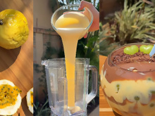 Mousse de maracujá, chocolate e uva: receita de sobremesa é perfeita para as festas de fim de ano, já faz pra testar!