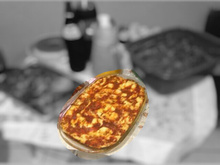 Lasanha de camarão com palmito