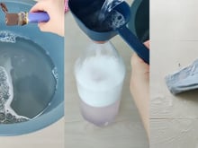 Estou sem faxineira há 4 anos. Gostaria que tivessem me falado dessa poção mágica para lavar o chão antes