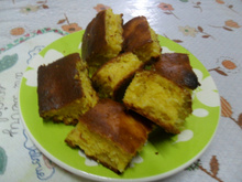 Bolo de milho com leite condensado