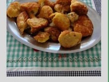 Couve-flor à milanesa com farinha de rosca e queijo parmesão
