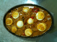 Salada cremosa de bacalhau