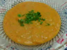 Sopa creme de cenoura