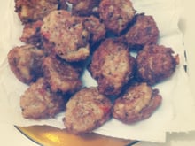 Bolinho de sardinha com batata delicioso