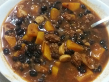 Feijão com abóbora