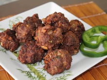 Bolinho de carne moída simples