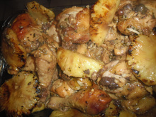 Frango com abacaxi