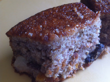 Bolo de banana aveia e granola