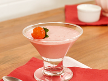 Mousse de morango da Carmelita