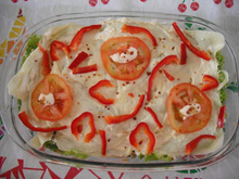 Salada em Camadas