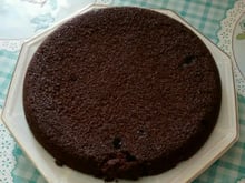 Bolo vegano de chocolate com farinha inegral