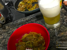 Aperitivo de fígado de galinha