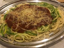 Macarrão de abobrinha italiana