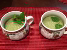 Sopa saborosa de alface