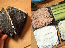 Wrap de sushi de atum é a receita proteica e com poucas calorias perfeita para quem quer um lanche rápido com gostinho de comida japonesa