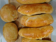 Pão de batata inglesa (ou batata doce) com cerveja branca