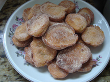 Bolinho de Chuva com Bananas