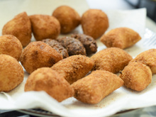 Coxinha  maravilhosa da mamãe (com massa de legumes)