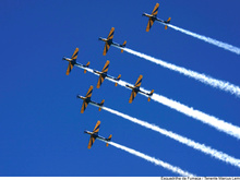 Apresentação gratuita da Esquadrilha da Fumaça acontece no interior de São Paulo neste domingo