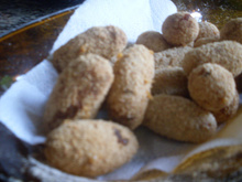 Croquete de carne de soja