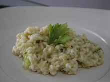 Risoto de alho poró