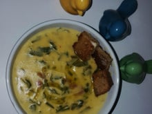 Caldo verde de batata baroa