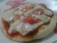 Pizza macia de forno de fogão