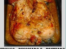 Frango desossado e recheado do Lúcio Cezar