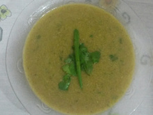 Sopa de farinha de mandioca
