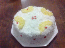 Bolo delicia de abacaxi