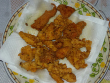 Frango empanado rápido