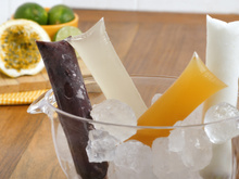 Sacolés alcoólicos de cachaça, vodka e rum