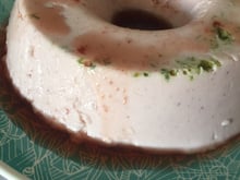 Pudim de frutas vermelhas e limão