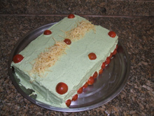 Bolo salgado de frango