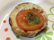 Minipizza de berinjela
