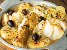 Bacalhau na airfryer