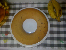 Bolo saudável de farelo de aveia