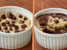 Parece um sonho: cookie de pote delicioso com apenas 166 calorias e pronto em menos de 2 minutos