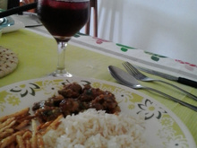 Bife de fígado à moda levantina