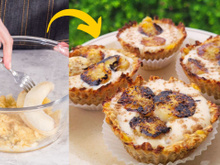 Tortinha de banana proteica: receita da nutri é o lanche perfeito pra quem ama um doce