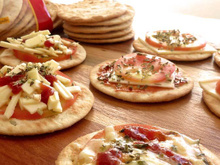 Minipizza de Bolacha