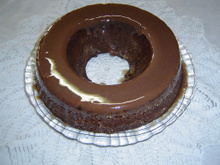 Bolo de chocolate de microondas