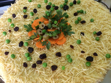 Torta de patês frio (pão de forma)